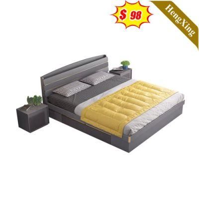 Fashion Qulaity Modern Wall Bedroom Sets Furniture Storage Plywood Melamine MDF Bed