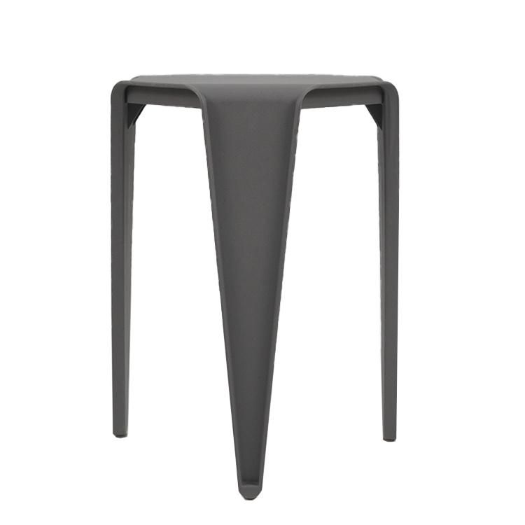 Wholesale Home Kitchen Room Furniture Stacking Plastic Stool Chair for Living Room