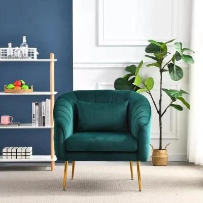 High Quality Velvet Fabric Living Room Sofa Cheap Sofa Chair