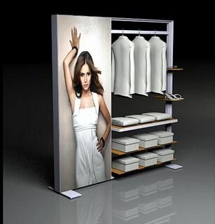 Double Sided Fabric Reframe Poster Exhibition Display Stand