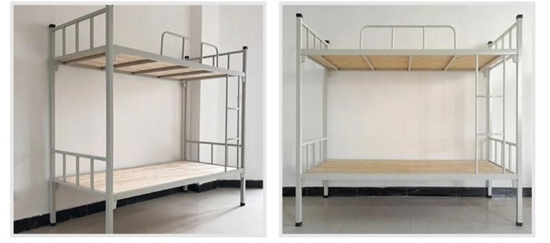 Hotel Home Furniture Modern Student Double Metal Frame Bedroom Folding Bed