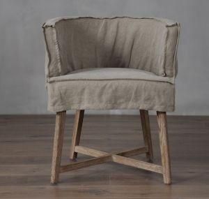 Fabric Dining Chair Wooden Leg Dining Chair Furniture