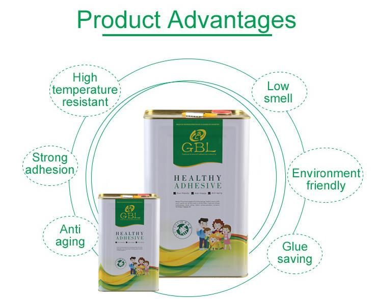 Strong Viscosity for Sponge and Fabric Leather PVC Waterproof Spray Green Adhesive Fast Bonding Waterproof Contact Glue