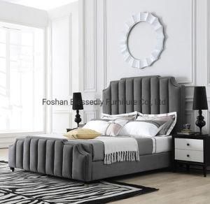 Fabric Bed Leather Bed American Country Bed Hotel King Bed