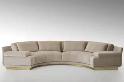 Factory Custom Quality Nubuck Fabric Material Italian Design 3 2 1 Seater Living Room Furniture Sofa Set Luxury
