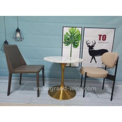 Luxury Modern Home Furniture Stainless Steel Frame Base Side Table