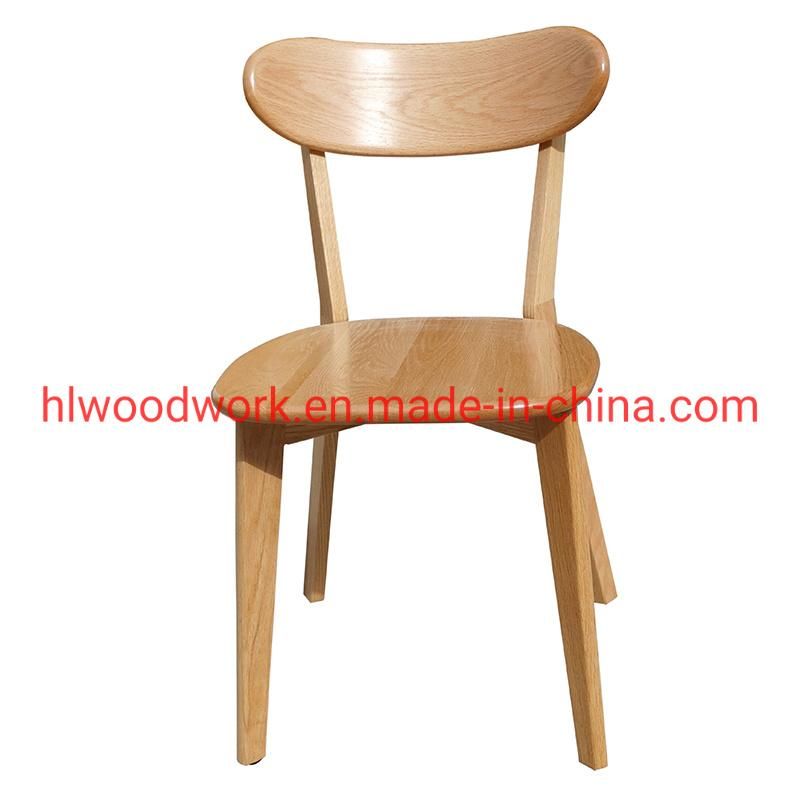 Cross Chair Oak Wood Dining Chair Wooden Chair Office Chair Round Seat Dining Room Chair