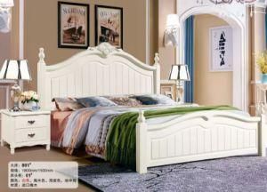Simple Elegant European Style Fabric Bed
