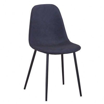 Modern Nordic Home Furniture Fabric Metal Leisure Dining Room Chair for Living Room Furniture