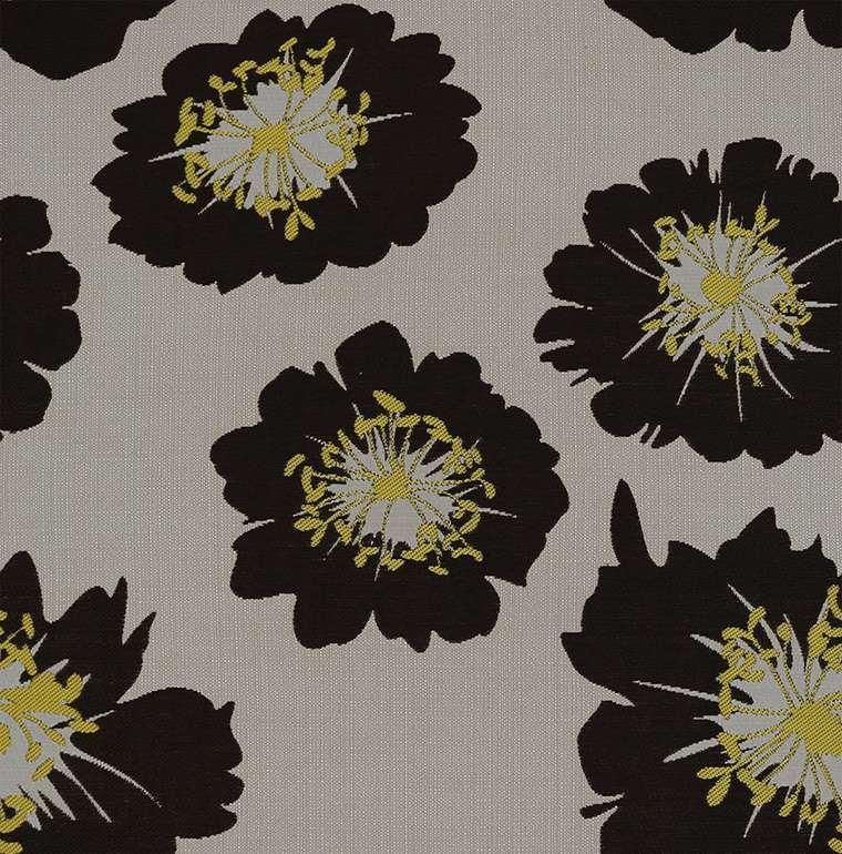 Home Textiles High-End Cotton Linen Flower Jacquard Upholstery Decorative Fabric