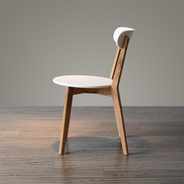 Chaise Style Industriel Wooden Side Chair Hotel Furniture Scandinavian Minimalist Dining Chair