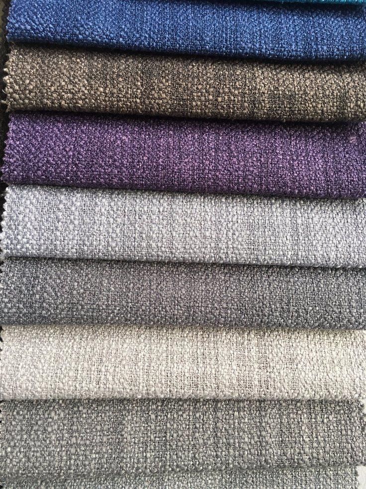 100%Polyester Plain Woven Sofa Fabric/Great Colors for Europe (R043B)