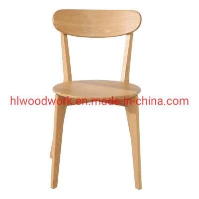Cross Chair Oak Wood Dining Chair Wooden Chair Office Chair Round Seat Living Room Chair