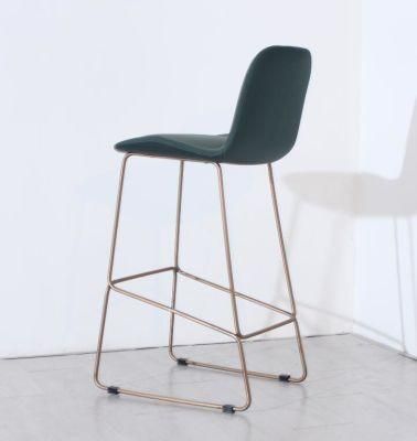 Modern Chair Furniture Elegant High Bar Stool Chairs with Back Bar Chair with Backrest