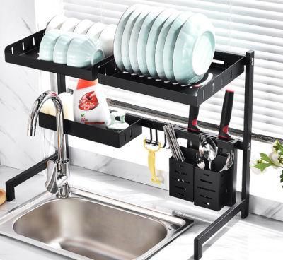 Stainless Steel Sink Shelf Kitchen Dish Rack Knife Rack Drain Rack Household Kitchen Storage Rack