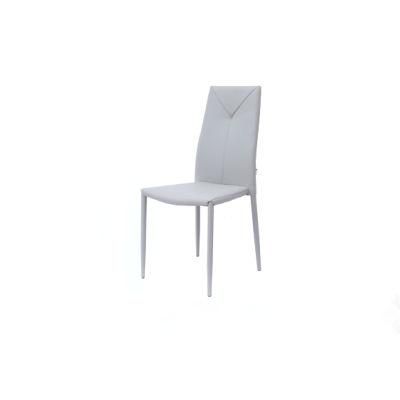 PU Modern Design Dining Room Home Living Room Furniture Dining Chair with Metal Leg