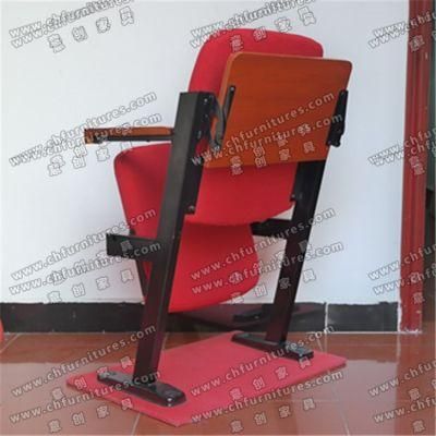Wholesale Folding Stadium Seat Chair with Armrest in Red Fabric Yc-G67