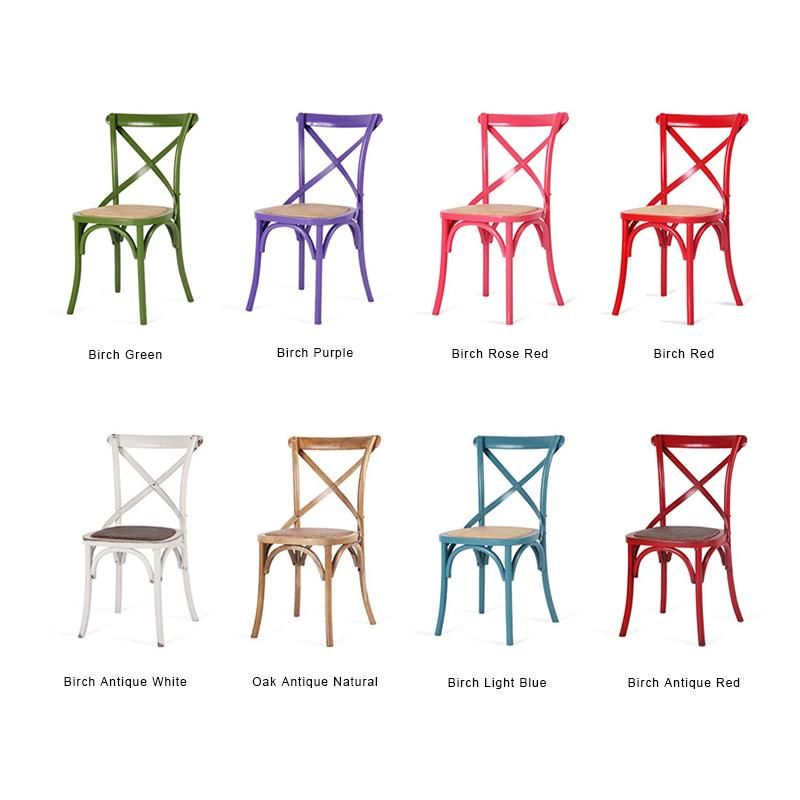 Rch-4001-27 Wedding Oak Furniture Antique Crossback Chair