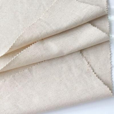Single Natural Woven Linen Cotton Upholstery Fabric