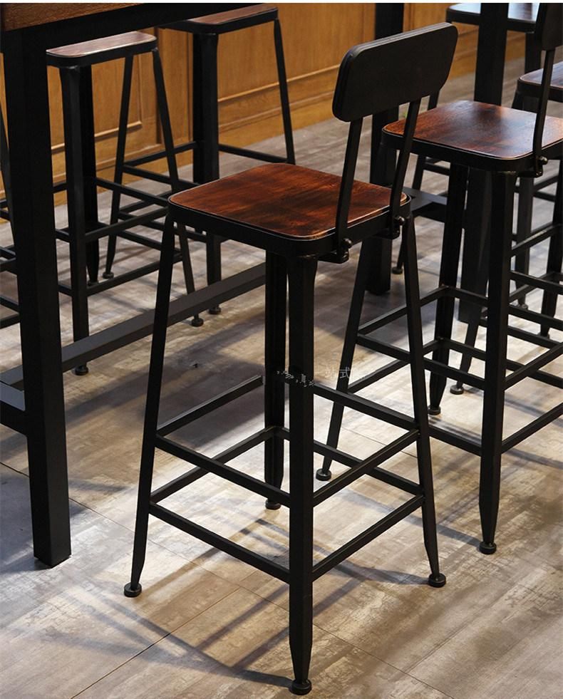 Wholesale Durable Modern Customized Bar Furniture Metal Frame Bar Chairs