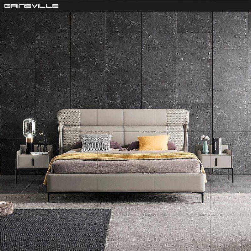 Hot Selling Item Modern Beds Latest Double King Bed of Fabric King Size Bed