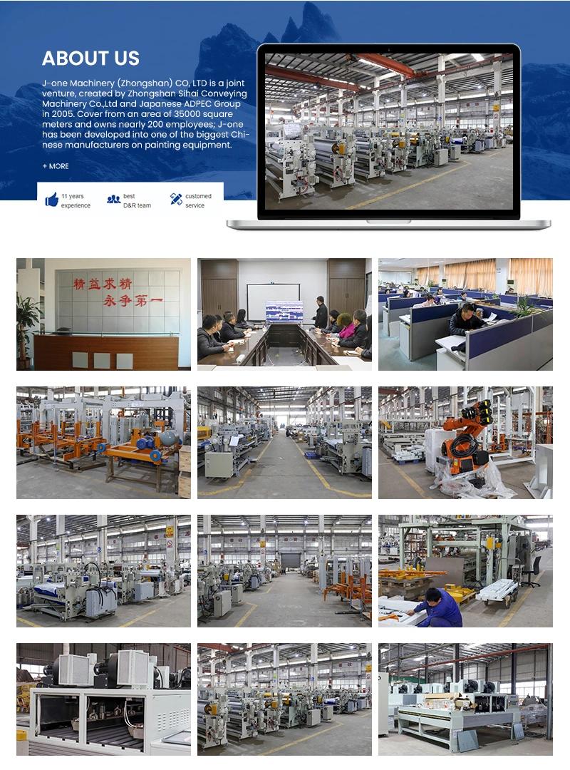 Jingyi Machinery China UV Roller Coater Factory Automatic Furniture/Kitchen/Floor UV Spray Coating Machine