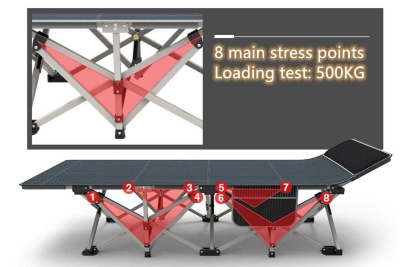 OEM Folded Type Customized Spot Supply Filed Hospital Bed