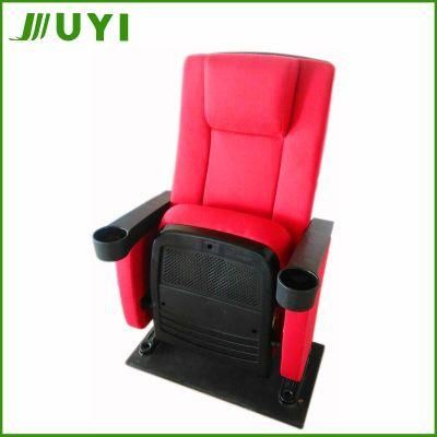 Juyi Jy-623 Factory Cheap Fashion 3D Cinema Chair Fabric Cover Cushion Seats Flame Resistant Motion Upholstered Writing Pad Chair