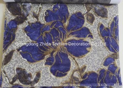 Home Textile 56% Polyester Cut Velvet Upholstery Pillow Fabric