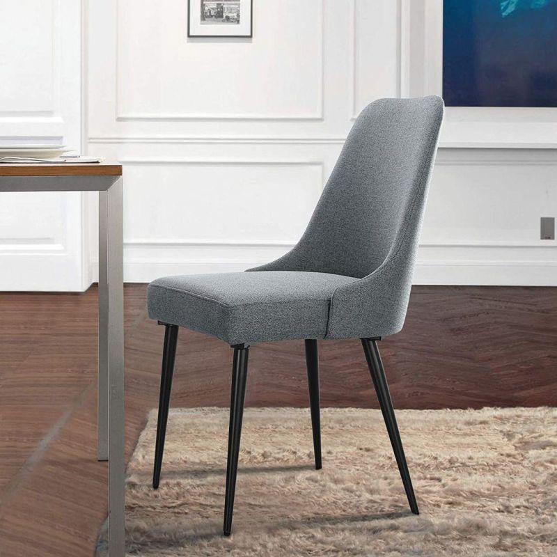 Velvet Fabric Dining Chair Wholesale Modern French Upholstery Dining Chairs