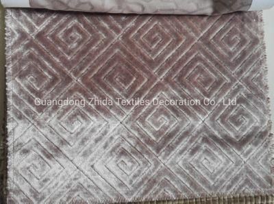 Home Textile Cut Velvet Super Soft Sofa Covering Furniture Fabric