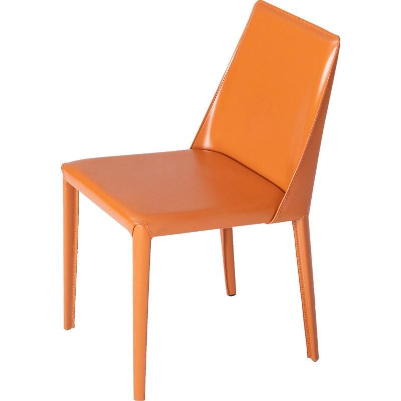 China Wholesale Modern Design Home Furniture Dining Chair with PU Leather