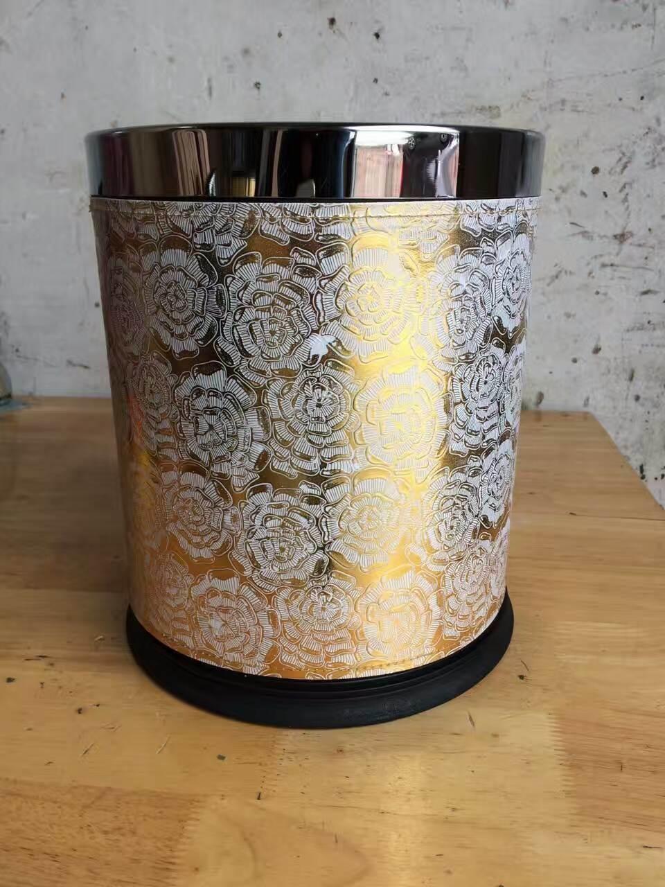 Household Living Room Storage Leak-Proof PP Flame-Retardant Non-Rusting Trash Can Without Lid