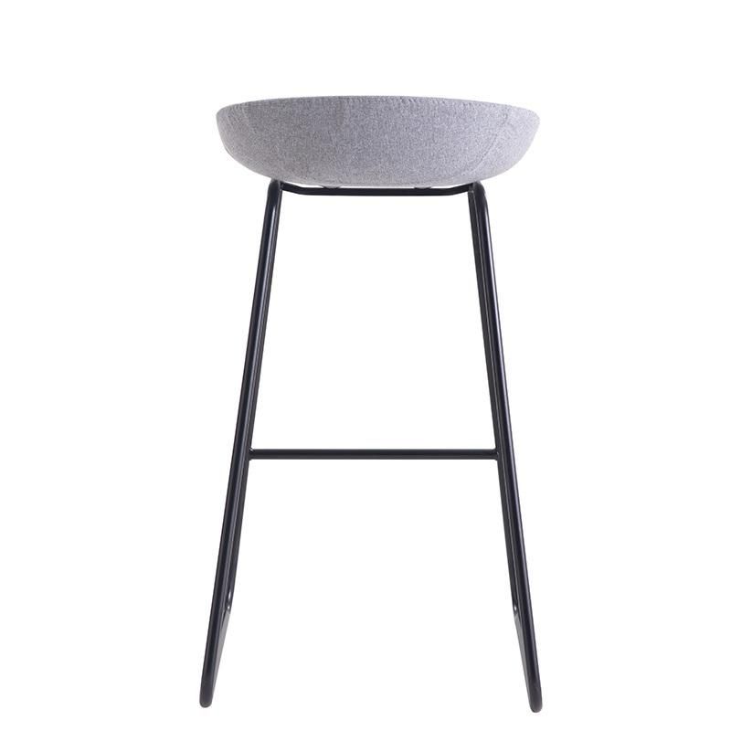 Hot Sale Metal Chair Comfortable Fabric Dining Chair Coffee Chair Fabric Wholesale Metal Legs Popular Dining Chairs