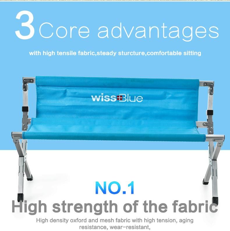 Camping Bench Leisure Folding Chair with Storage Bag