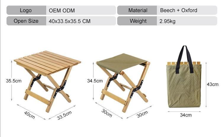 Chinese New Small Wood Camping Chair