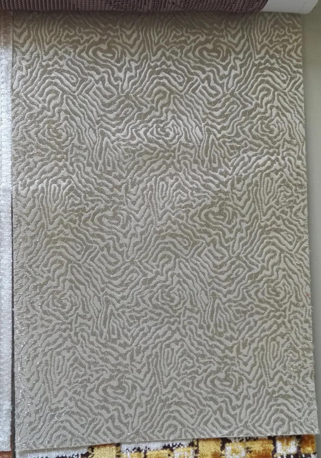 Textile 100% Polyester Cut Velvet Upholstery Pillow Fabric