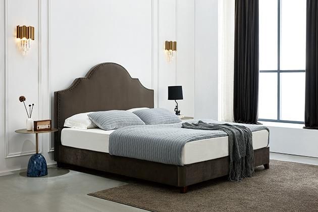 Latest Luxury Modern Simple Bed Room Furniture Bedroom Set Bed Frame Solid