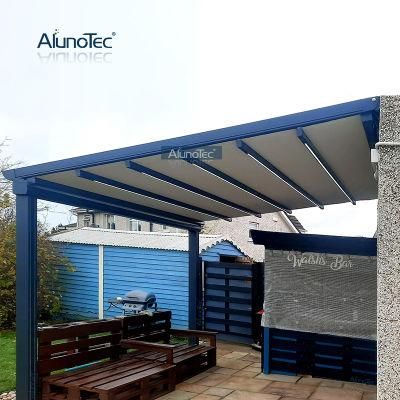 Sunshading Outdoor Roof Canopies Waterproof Electric Gazebo Roofing PVC Fabric Awnings