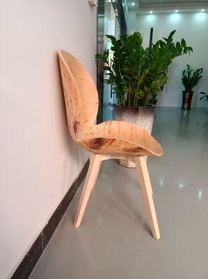 Fashion U Shape Chair with Plywood Inside Fabric Shell Dining Chair