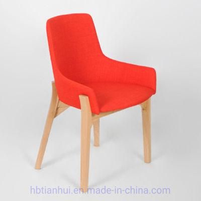 Modern Furniture Hot Sale Kitchen Design Chaises Arm Fabric Dining Chairs