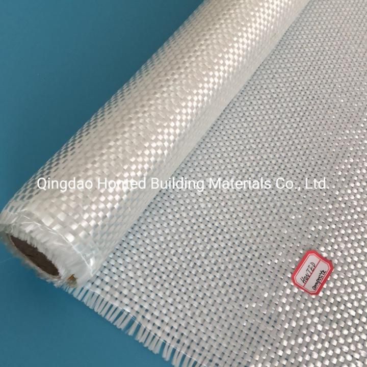 100g-800g E Glass Woven Roving Fiberglass Cloth Fabric for Boat Build FRP GRP