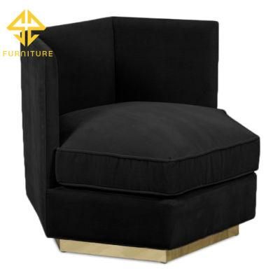 Living Room Luxury Modern Upholstered Fabric Arm Chair