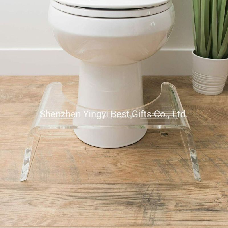 High Quality Acrylic Toilet Stool
