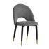 Modern European Dining Room Linen Fabric Surface Dining Restaurant Chair