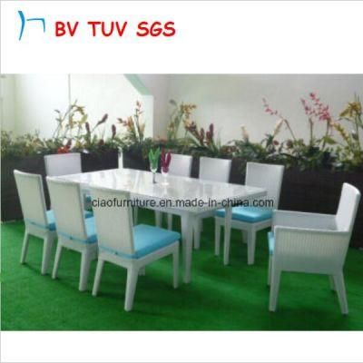 Modern Outdoor Dining Set Wicker Table and Chair