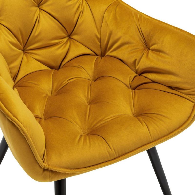 Cheap Hot Sale Modern Design of Velvet Dining Chair Dining Room Furniture