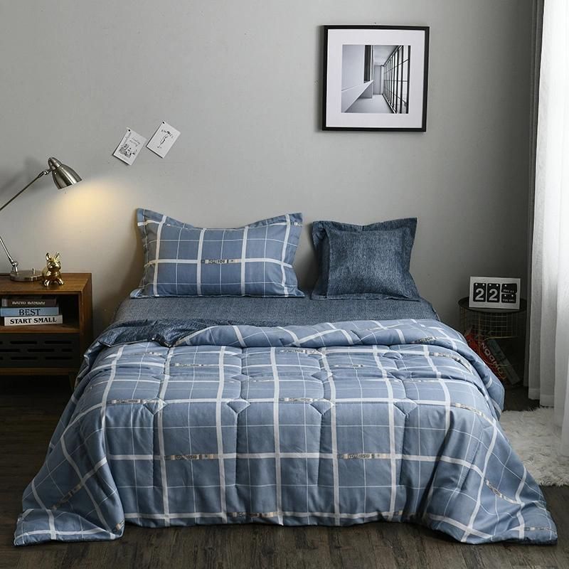 Home Textile Tidebuy Cheap 100% Cotton Printed Fabric Bed Comforter Set, Flat Sheet Bed Set