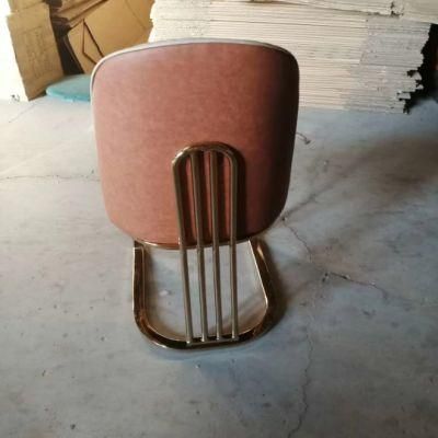 Manufacturer Supply Industrial PU Leather Italian Dining Chair Modern