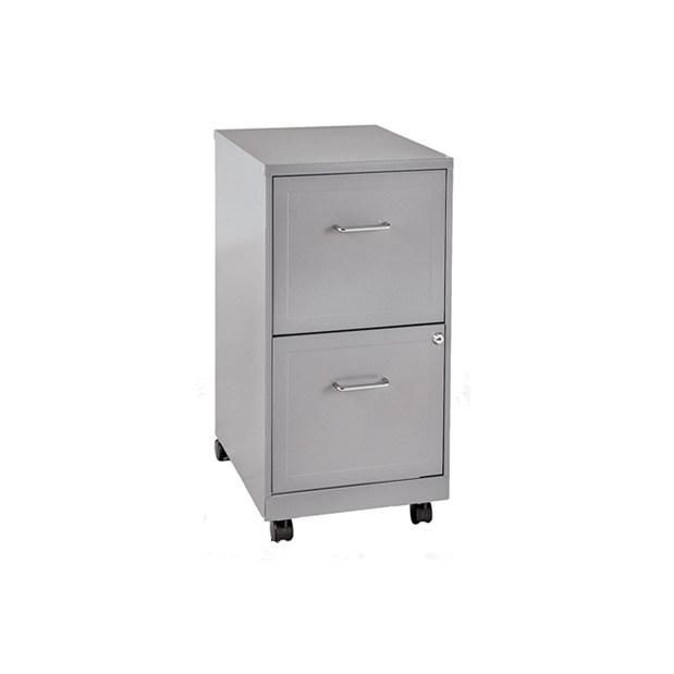 Gdlt 2-Drawer Metal Mobile File Cabinet 2 Drawer Filing Cabinet with Wheels